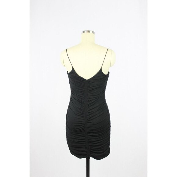 Aritzia WILFRED FREE Tiny Ruched Jersey Bodycon Mini Tank Dress, Size S - Picture 3 of 16